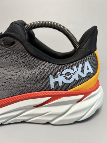 US10.5 EE Hoka One One Clifton 8 Wide Men's Running Shoes Gym 1121374-ACTL - Picture 9 of 20