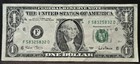 $1 One Dollar Fancy Serial Number Repeater 58325832  — photo 2