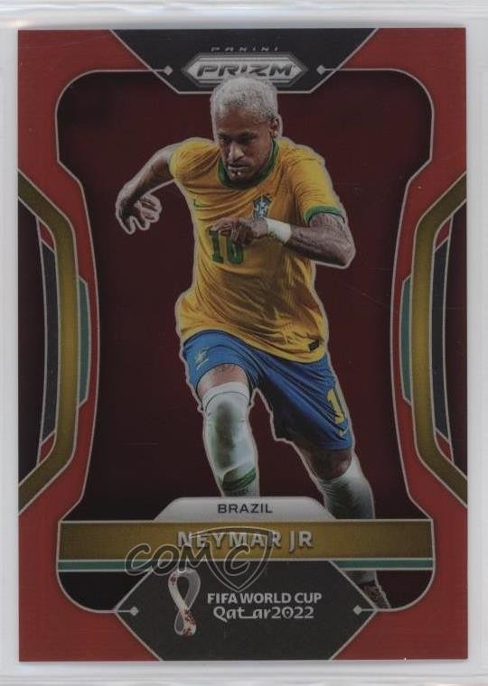 2022 Panini Prizm World Cup Qatar Red Prizm 7/399 Neymar Jr #32 0s9t