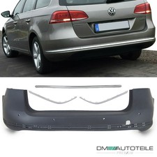 Stoßstange hinten grundiert + Chromleisten passt für Passat Variant B7 ab 10-14