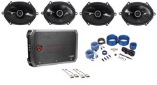 Kicker 6x8" Factory Speaker Replacement Kit 4-Ch Amp For 1997-1998 Ford F-150