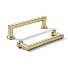 2-Pack 4-Inch 102mm Champagne Bronze Cabinet Pulls,Warm Brass Handles for Ki...