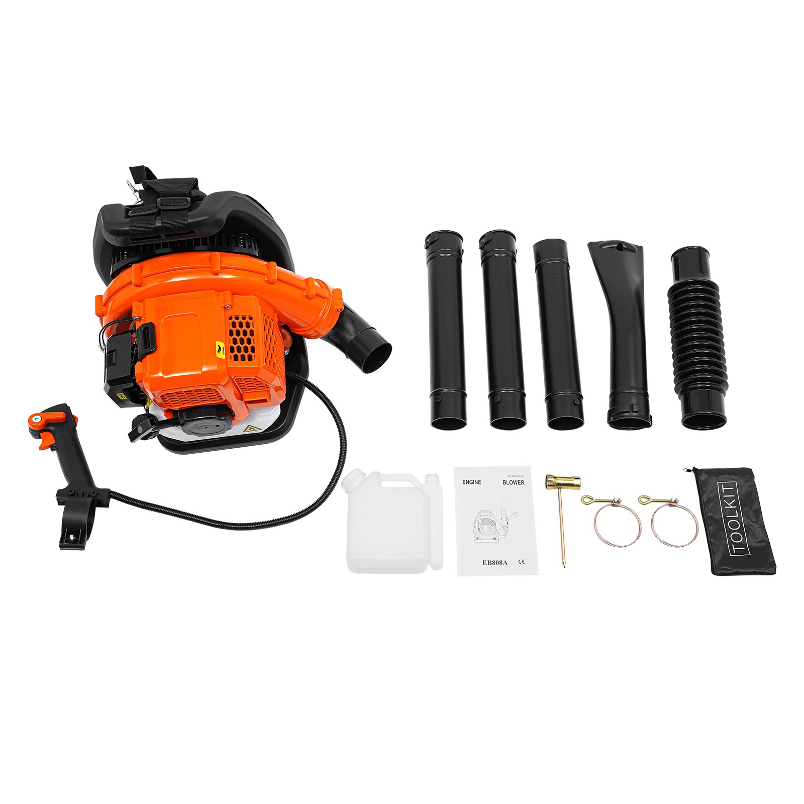 Commercial Gas Leaf Blower Backpack Gas-powered Backpack Lawn Grass Blower NEW