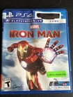 PlayStation 4 Marvel Iron Man VR PS4 Game  ~ Ex Library ~ Good | No Manual