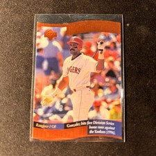 Upper Deck 1996 Division Series Juan Gonzalez Rangers Memorable Moments #7
