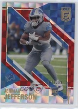 2021 Panini Chronicles Elite Update Red 187/399 Jermar Jefferson #202 y0i
