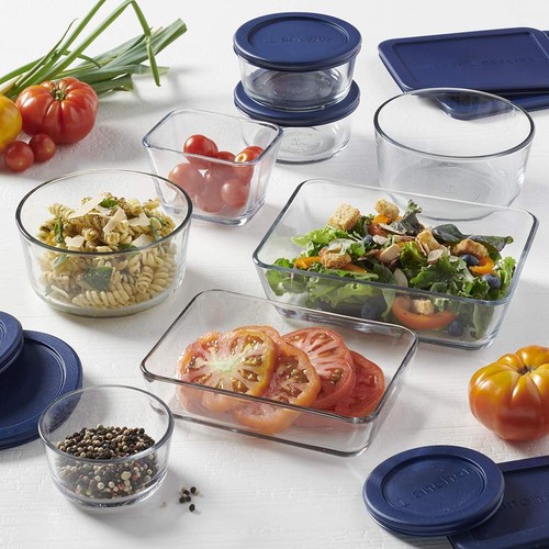 16 Piece Glass Storage Containers with Lids (8 Glass Food Storage Containers ... - Picture 5 of 6
