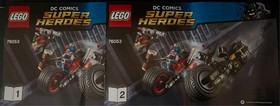LEGO DC Gotham City Cycle Chase 76053 - Retired - Vehicles Only - NO MINIFIGS