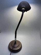 Vintage Industrial Gooseneck Desk Lamp MCM Working Light General Lamps Mfg