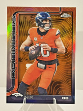 2025 Topps Chrome Football BO NIX - SSP #21/25 - Color Match DENVER BRONCOS!