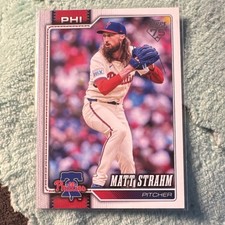 Topps 2025 Series 2 Matt Strahm Philadelphia Phillies #672 Baseball Card