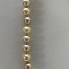 Vintage Carolee Large Faux Satin Pearl Eye And Hook, Gold Tone Necklace 16-18” — photo 2