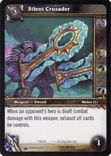 Moderate Play WoW TCG Silent Crusader Wrathgate World of Warcraft
