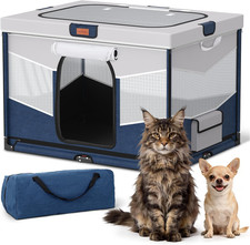 Foldable Dog Playpen for Small Dogs Sturdy Puppy Playpen Indoor Outdoor with Ful