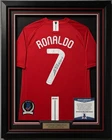 Cristiano Ronaldo Signed Manchester United #7 Soccer Jersey BAS Auth. NO CASE