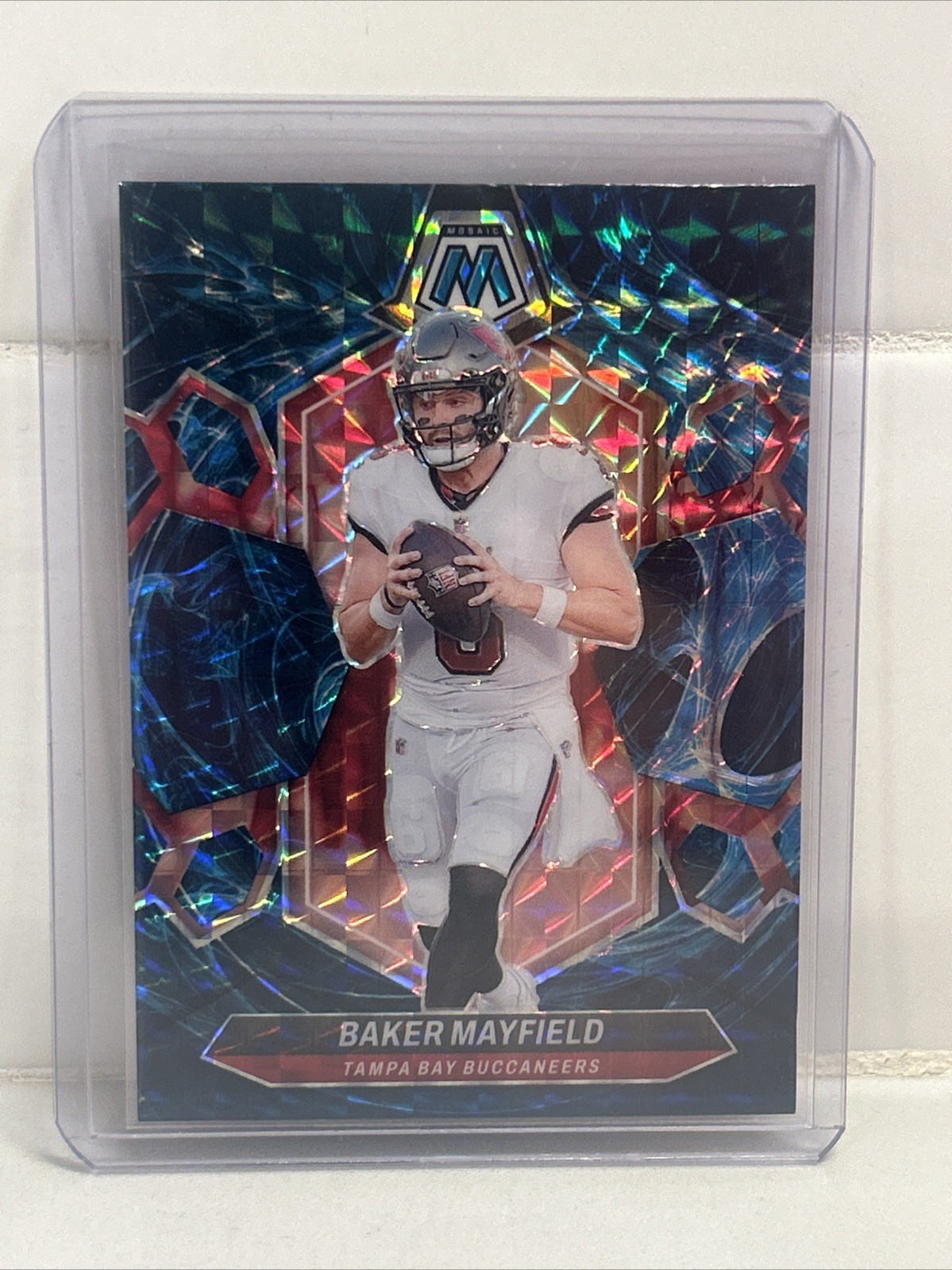 2024 Panini Mosaic - Baker Mayfield #204 Genesis Mosaic Prizm SSP CASE HIT