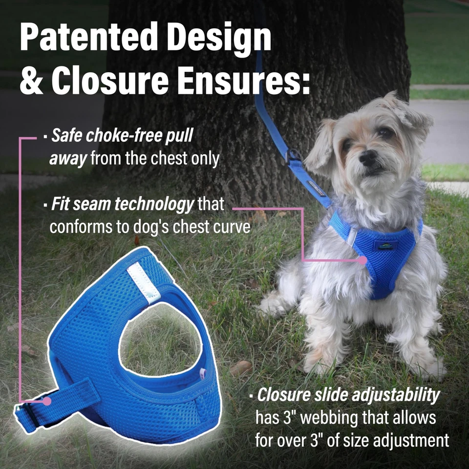 Dog Harness - No Choke Dog Harness, Dog Vest, Mesh Polyester, Pet Harness, Si... - Image 3 of 4