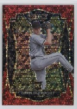 2021 Panini Select Premier Red Disco Prizm Garrett Crochet #187 14mg