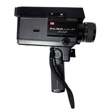 Elmo Super 311 Super 8 Movie Camera Low Light w/Case Powers On AS-IS JP