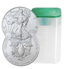 Roll of 20 - 2021 $1 1-oz T-1 American Silver Eagle BU