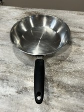 Calphalon Kitchen Essentials Sartén de 10" Acero Inoxidable Tri-Ply Disc Sartén de Tortilla