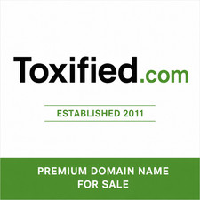 Toxified.com Premium Aged Domain Name Est. 2011 GoDaddy