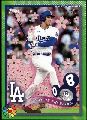 2025 Topps MLB World Tour Tokyo Series Murakami Freddie Freeman Green /99 #9