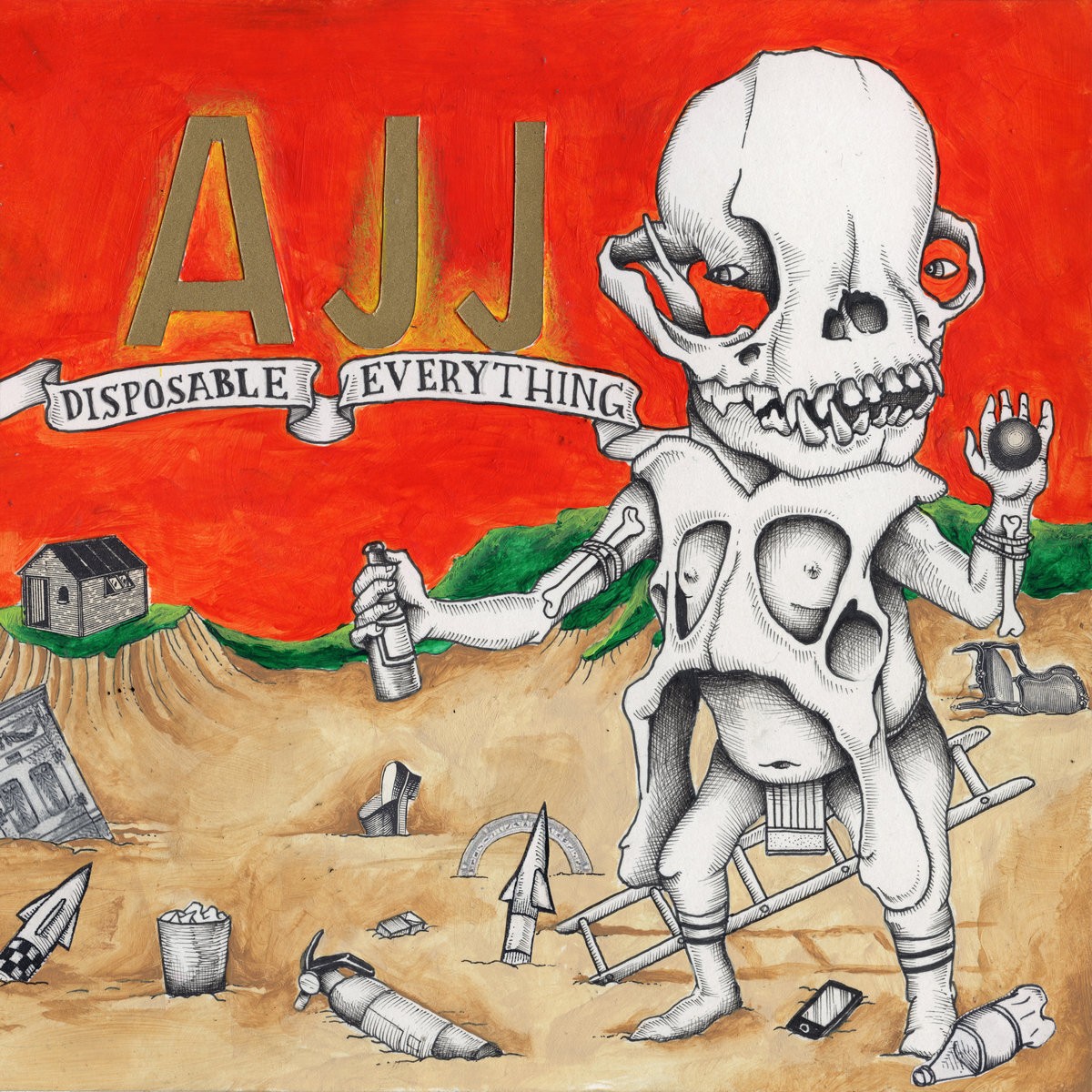 AJJ Disposable Everything (Vinyl LP) 12" Album