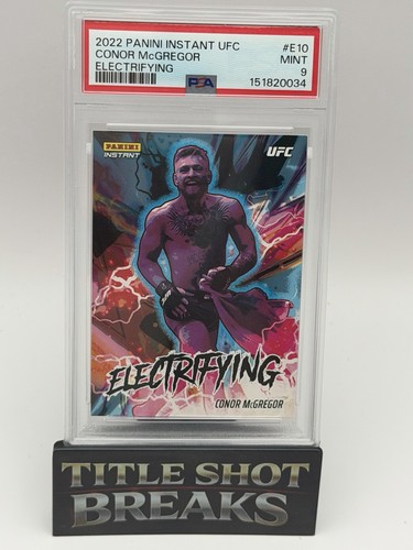 2022 Panini Instant UFC Paramount Conor McGregor #P15 /700 PSA 9