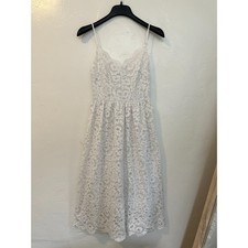 Express Women's White Maxi Dress Size S