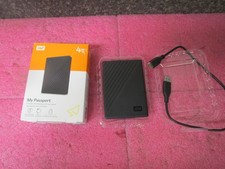 Western Digital WD External My Passport 4TB Micro USB-B/USB-A HDD WDBPKJ0040BBK