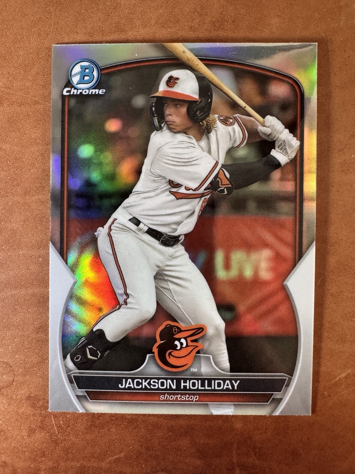 2023 Bowman Draft Chrome Jackson Holliday Refractor No. BDC-118