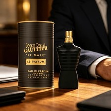 JPG Le Male Le Parfum EDP Men's Amber Woody Cardamom Lavender Iris Vanilla