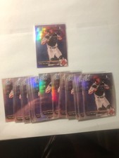 2017 bowman chrome refractors daulton varsho 14 card lot