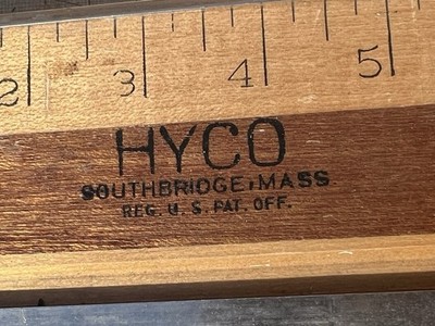 Vintage 72  6  HYCO Wood Wall Paper Straightedge Southbridge MASS Wallpaper
