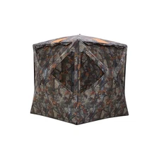 Tag Out Hub Hunting Blind, 3 Person Pop Up Ground Blind, Bloodtrail Woodland ...