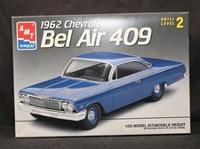 Vtg Amt Ertl 1962 Chevy Bel Air 409 125 Model Kit 8716 Open Box No Decals Parts Vtg Amt Ertl 1962 Chevy Bel Air 409 125 Model Kit 8716 Open Box No Decals Parts