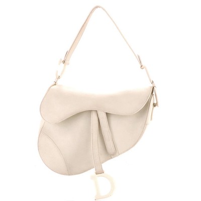 Christian Dior Ultra Matte Saddle Handbag Leather Medium