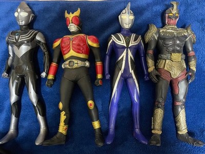 Ultraman Ultraman Kamen Rider Soft Vinyl Figure Set Of 4 Bulk Sale Japan