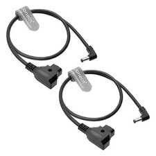 Uonecn Dtap to Right Angle DC Power Cable 12V 2.1mm for KiPRO LCD Monitors Lectr