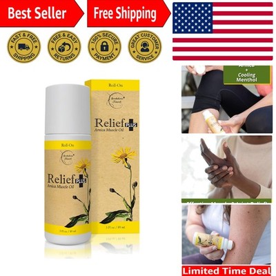 Natural Relief Plus Arnica Oil - Fast-Absorbing Roller for Muscle and Joint Pain