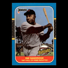 Ray Dandridge #18 1987 Donruss Highlights Minneapolis Millers Baseball Card MLB