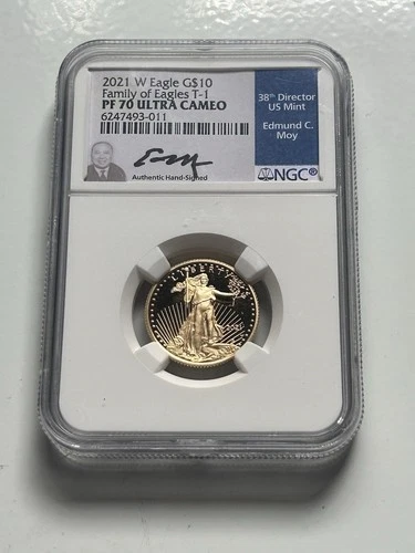 2021-W American Gold Eagle 1/4 oz Proof — photo from the most recent tracked eBay sale
