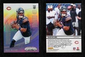 2024 Panini Prizm Deca Downtown Bound Silver Prizm Caleb Williams #1 Rookie RC