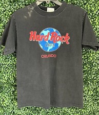 Vtg 90's Hard Rock Cafe Orlando Single Stitch T-Shirt Adult Sz M - MADE IN USA