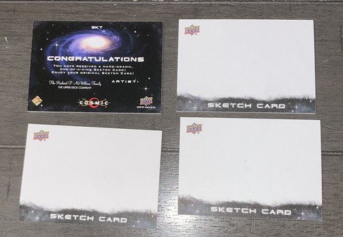G2 1-‘20 UPPER DECK SKT COSMIC NO-AP BLANK TRADING ORIGINAL SKETCH CARDS 1/1 - Bild 3 von 23