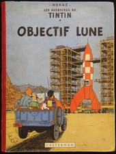 HERGÉ TINTIN OBJECTIF LUNE  EO belge B8 Casterman 1953