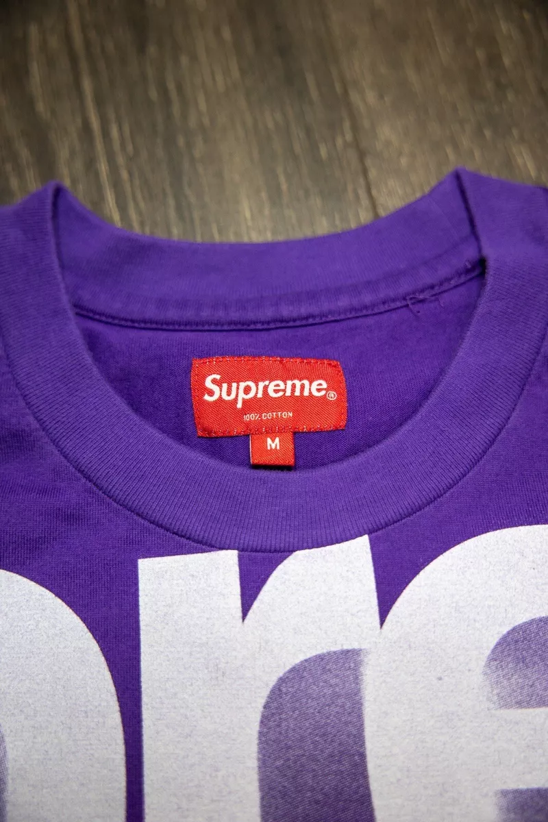 希少 XL Supreme bleed logo s/s top