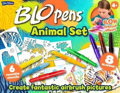 BLOPENS Activity Set Animals 🐹 by John Adams Creative Fun Art for Kids  5020674100498 UK