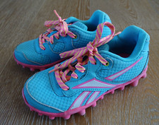 Reebok Girls Turquoise Running Shoes Size 11 GUC